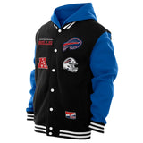 New Era Buffalo Bills Hooded Varsity Jacket