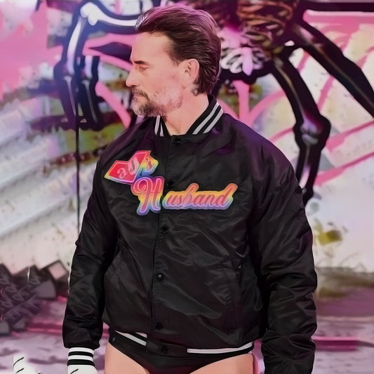 AJ Husband CM Punk Black Jacket