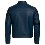 Men Cafe Racer Leather Jacket