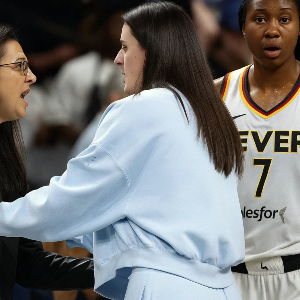 Indiana Fever Caitlin Clark Cropped Blue Jacket