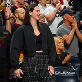 Caitlin Clark Indiana Fever Black Cropped Jacket