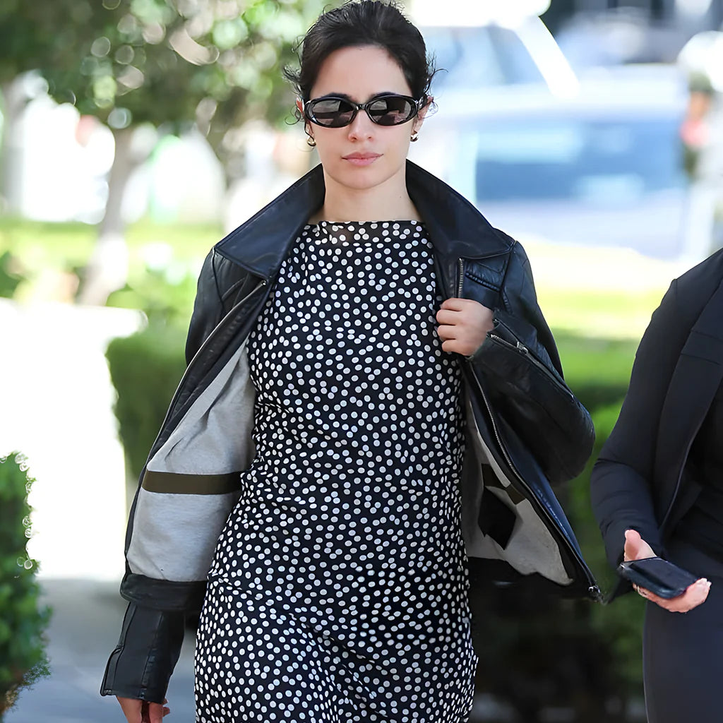 Camila Cabello Los Angeles Black Jacket