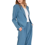 A House of Dynamite Captain Olivia Walker Blue Blazer