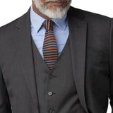 Charcoal-Grey-Tailored-Three -Piece-Suit