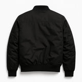Classic Black Bomber Jacket