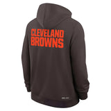 Cleveland Browns 2025 Sideline Black Hoodie