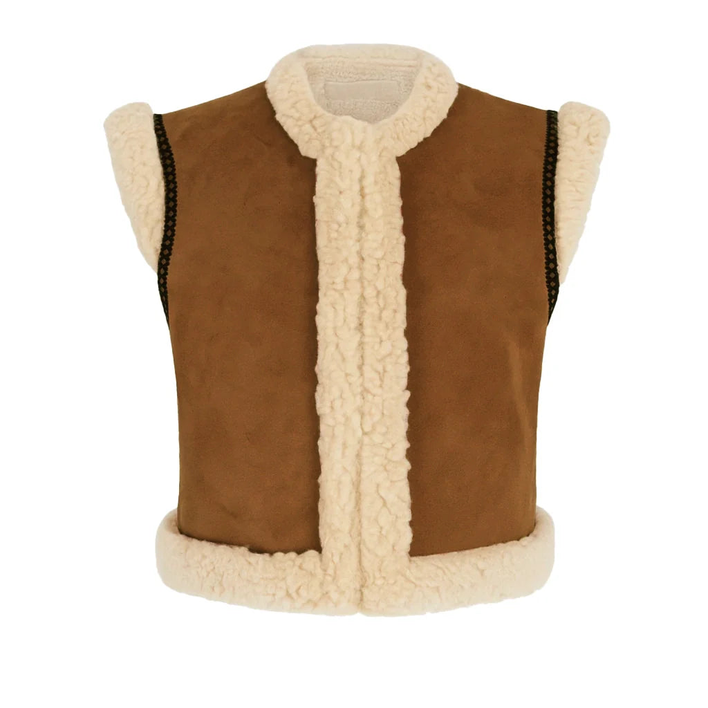 The Summer I Turned Pretty S03 Gemma Suede Vest