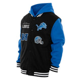 New Era 2025 Detroit Lions Hooded Jacket