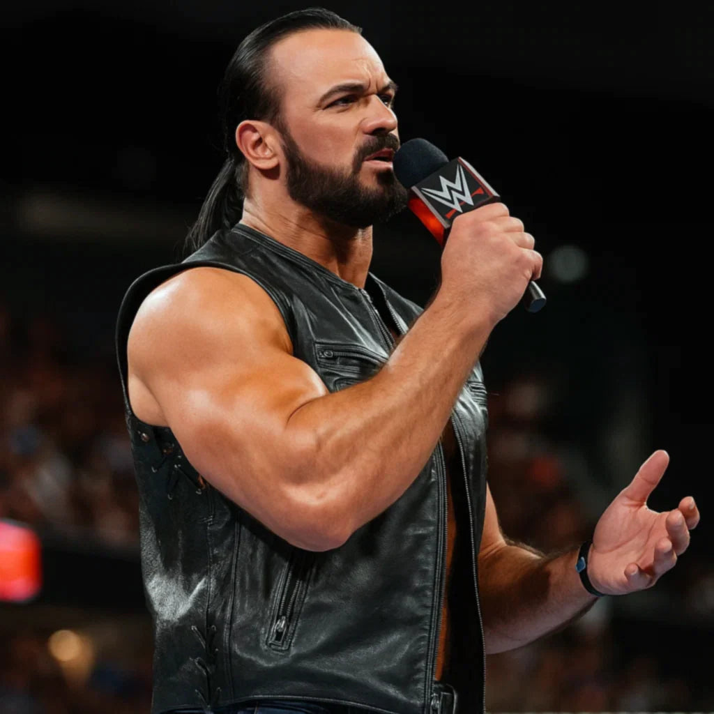 Drew McIntyre SmackDown 2025 Leather Vest