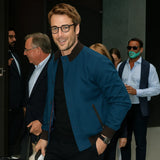 Good Morning America 2025 Glen Powell Blue Jacket