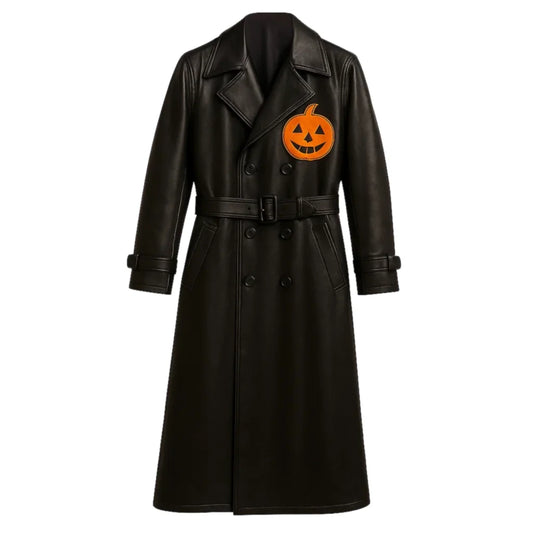 Jack-o’-lantern Pumpkin Halloween Black Coat