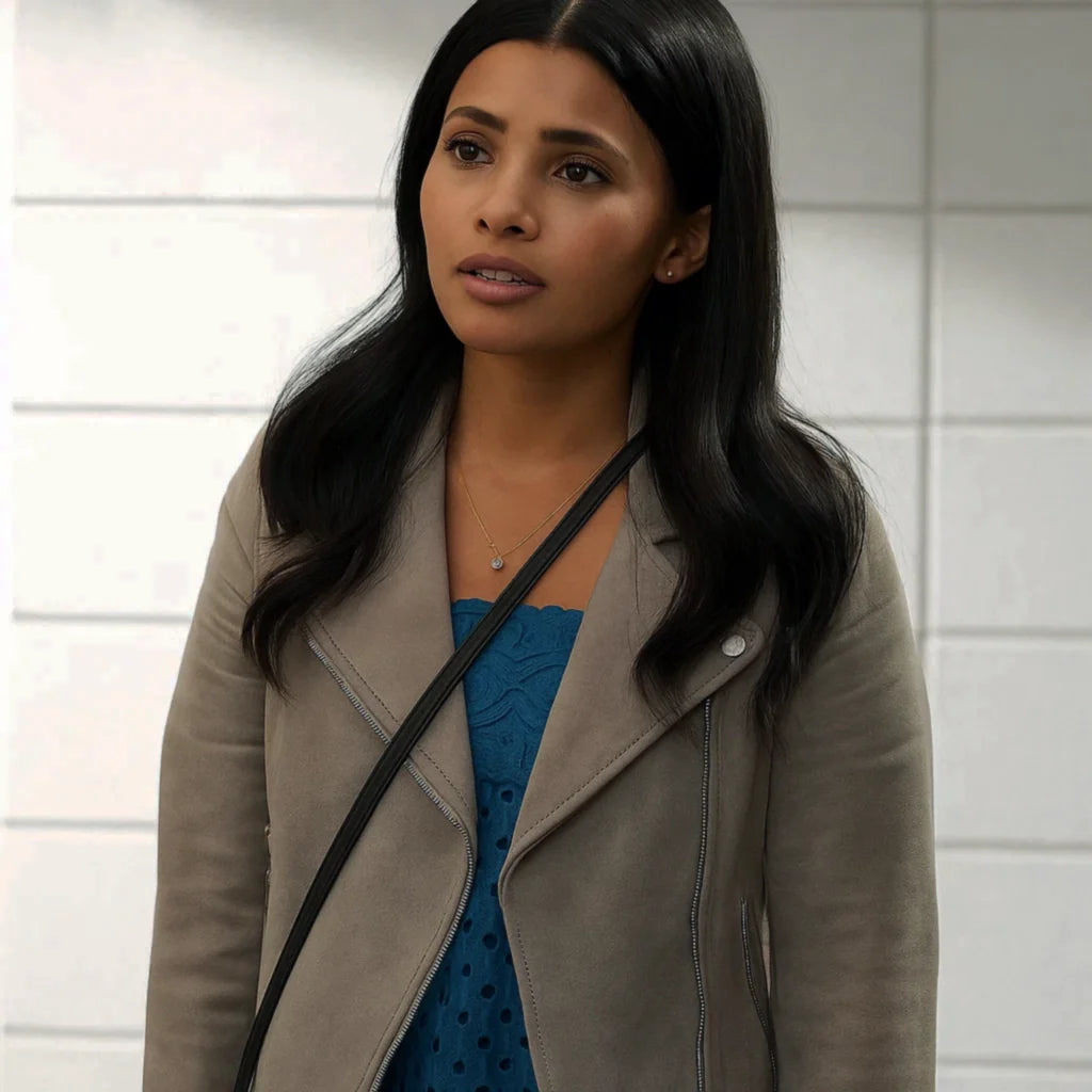 Nikki Rodriguez My Life with the Walter Boys S02 Suede Jacket