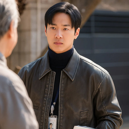 Cha Soo-yeol Queen Mantis Brown Jacket