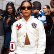 Fashion Show Jordan Chiles Cropped Jacket