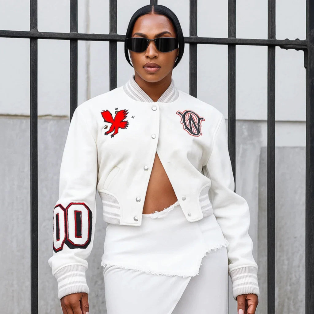 Fashion Show Jordan Chiles Cropped Jacket