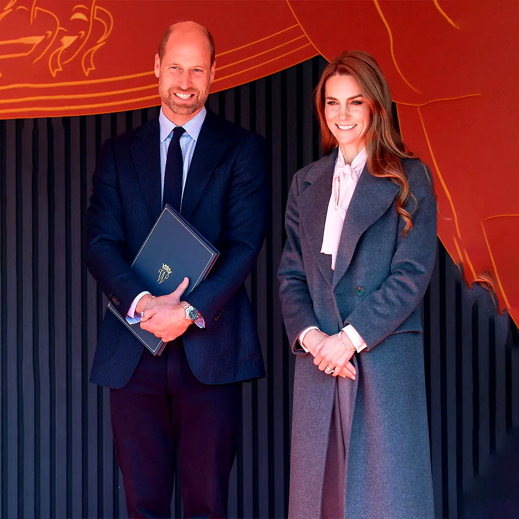 Churchtown School Visit Kate Middleton Coat