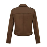 A Cherry Pie Christmas Emma Parker Suede Leather Jacket