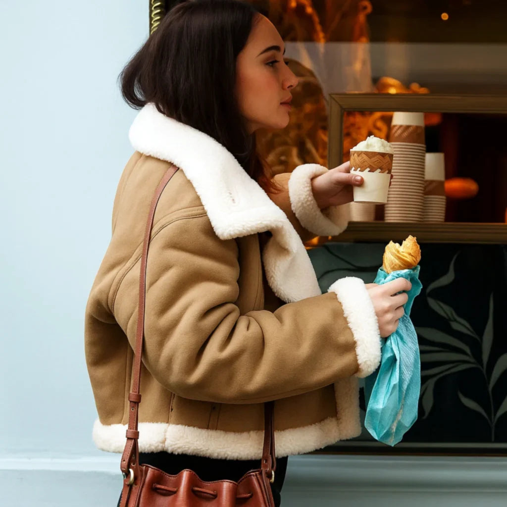 Belly Conklin The Summer I Turned Pretty Shearling Jacket