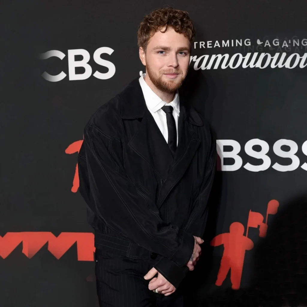 VMAs Alex Warren Black Jacket