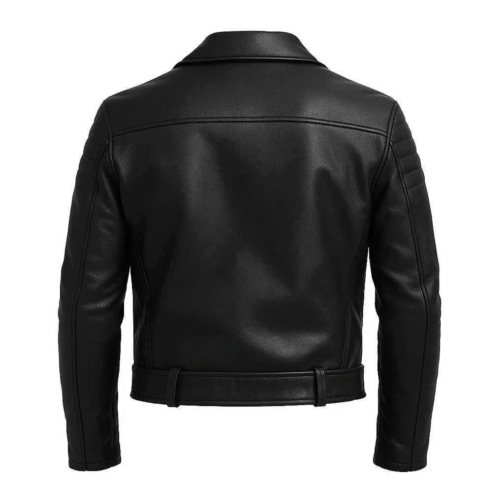 Men Classic Biker Jacket