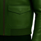 Men Flight Leather jacket