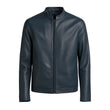 Men Slim Fit Leather Jacket