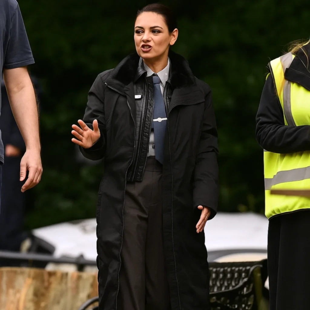 Geraldine Scott Wake Up Dead Man Black Coat