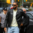 Fashion Week Jayson Tatum Leather Jacket