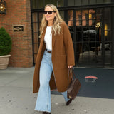 New York Molly Sims Brown Coat
