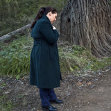 Nika and Madison Detective Timmins Leather Coat