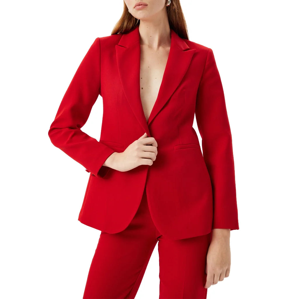 Helen This Too Shall Pass Red Blazer