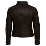 Slim Fit Women Brown Jacket