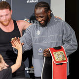 Post Fight Terence Crawford Grey Jacket