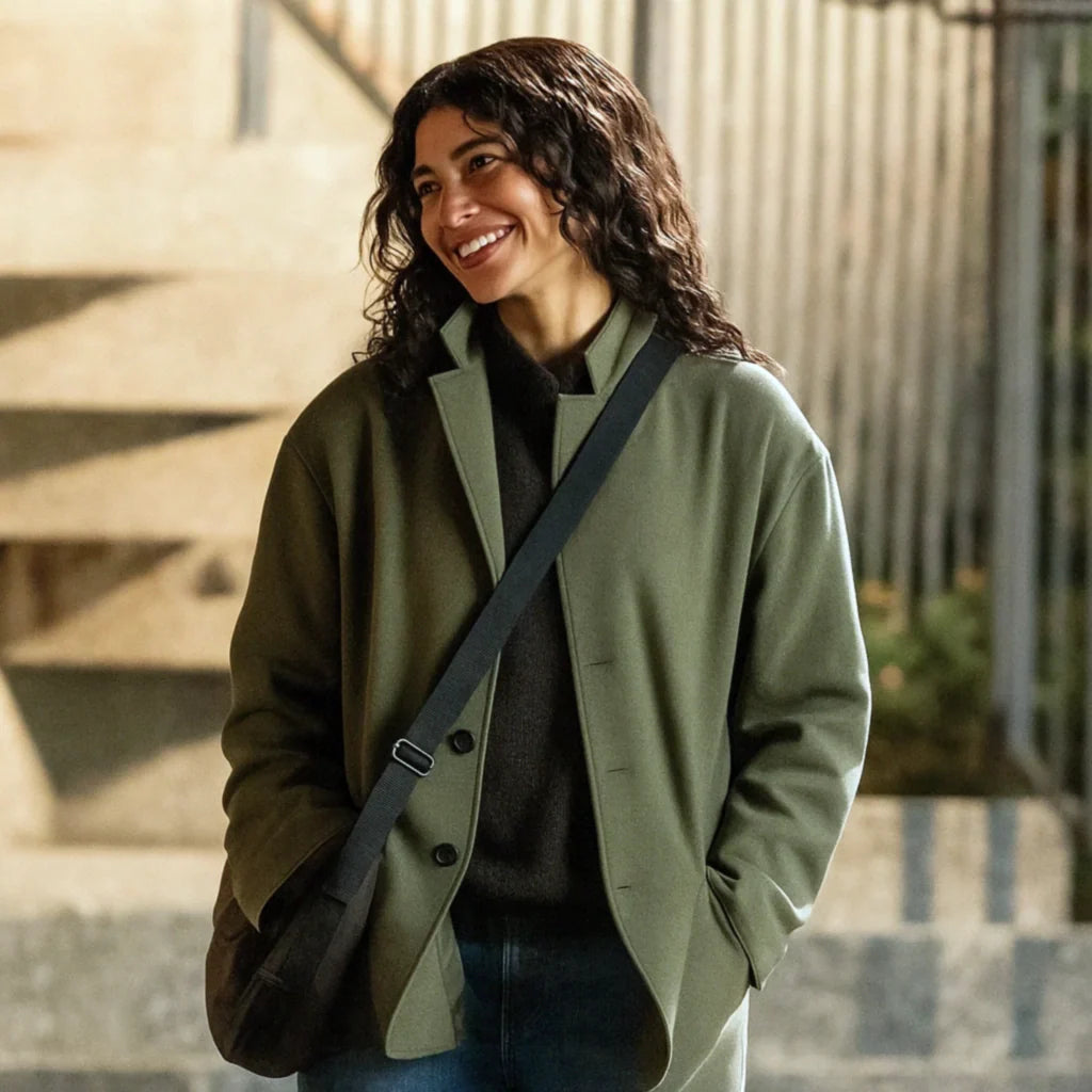 Zendaya The Drama Green Long Jacket