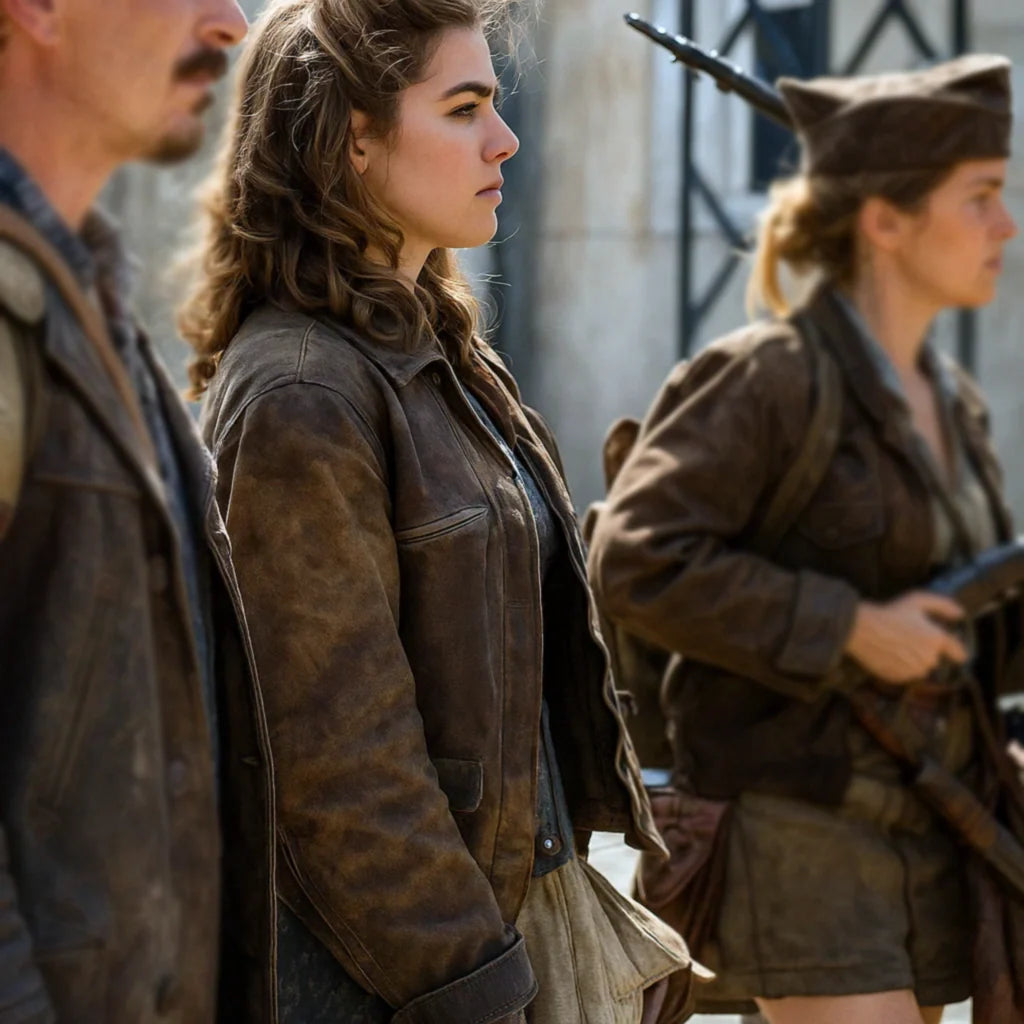 Krystyna Skarbek The Partisan Leather Jacket