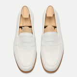 Mens White Loafers