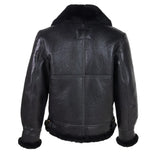 Men’s Sheepskin B-3 Leather Bomber Jacket