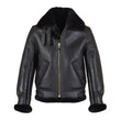 Men’s Sheepskin B-3 Leather Bomber Jacket