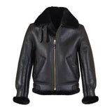 Men’s Sheepskin B-3 Leather Bomber Jacket