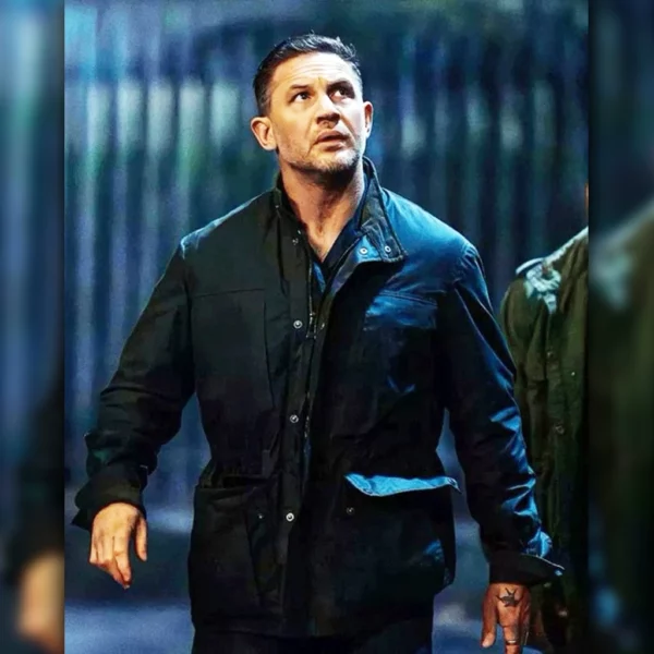 MobLand S01 Harry Da Souza Tom Hardy Black Jacket